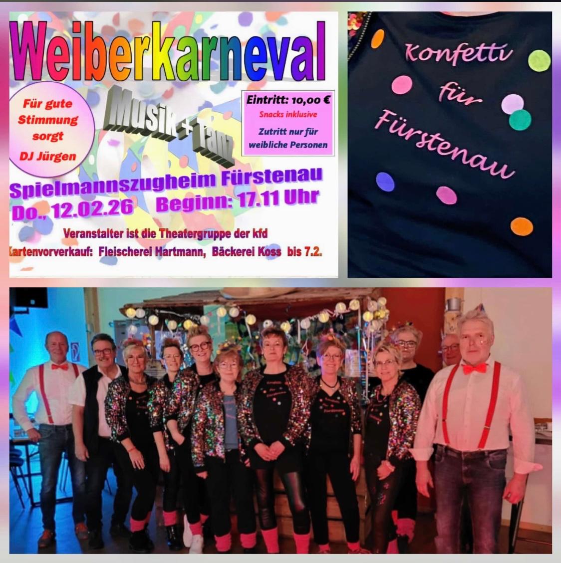 Frauenkarneval-Auftakt in Fürstenau: Ein Tag der guten Laune